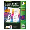 Avery Dennison Table of Contents Index Dividers 8 Tab, Recycled, PK3 11081